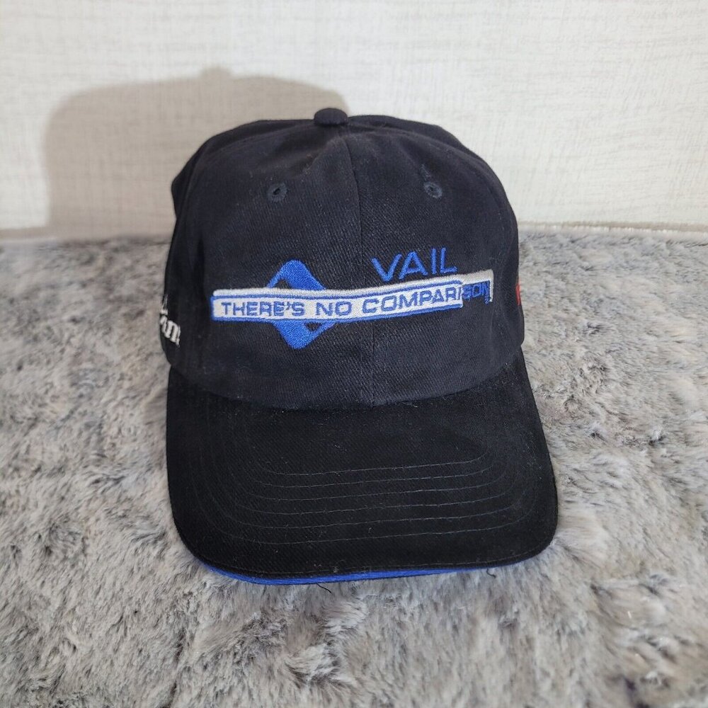 Y2K Vail Colorado Promo Staff Strapback Hat Mountain Dew Sprint Made in Canada